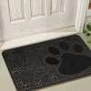 FH Group DM016 Golden Trim and Carpet Floor Doormats