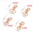 Fish mouth buckle hardware accessories key ring snap ring bag shoulder strap hook pet dog buckle car key chain
