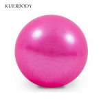 Fitness Equipment Anti Burst Wholesale OEM Customized Logo PVC Workout Pilates Yoga Ball For Yoga Training