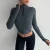 Import Fitness Wear Women Clothes Sport Shirts Slim Fit Long Sleeve Workout Crop Top Sports Jacket from China