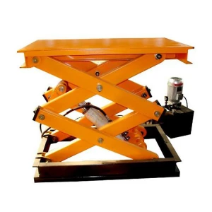 Fixed electric lift table hydraulic scissor platform lift for sale