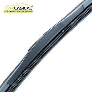 Flat Wiper Blade Three Sections Type Soft Frameless Auto Windshield Wiper with Universal Connector