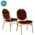 Import Flower back design hotel stackable aluminum chair restaurant banquet chair from China