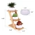 Import Flower Rack Shelf Bamboo Wood Flower Display Pot Rack Plant Stand For Plant Shop from China