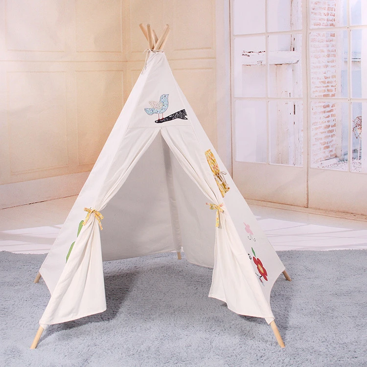 Foldable Kids Teepee Tent for Kids No Toxic Chemicals Added Children Princess Personalized Kids Play Tent