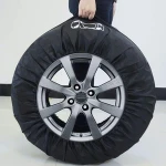 Foldable Tire Cover 80cm/31in Diameter Tire Protection Covers Storage steering wheel cover sewing steering cover