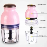 Food Chopper Electric Mini meat grinder machine electric mincer with Sharp Blades Vegetable Processor for Onion Nuts and Fruit