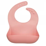 Food-grade Infant Silicone Bib Baby Bibs Children Silicone Bib Baby Saliva Rice Pocket Maternal Infant Products