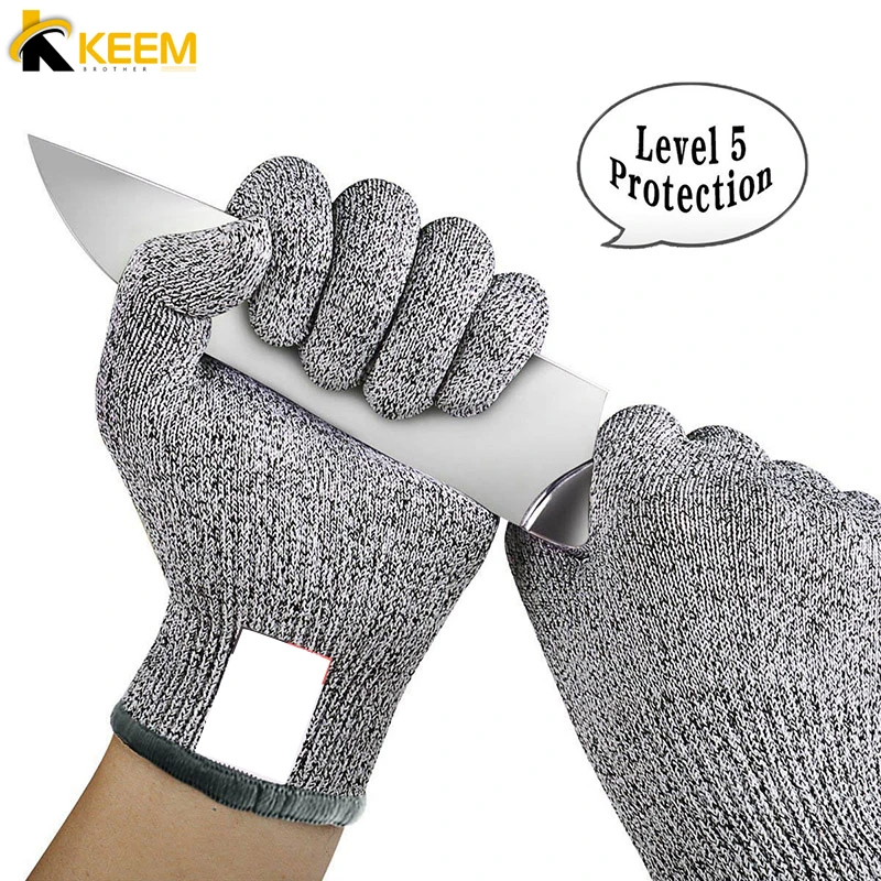 Food Grade Kitchen Knife Blade Proof Anti-cut Gloves /Safety Protection Cut Resistant Gloves /Level 5 Anti Cut Resistant Gloves