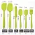 Import Food Grade Silicon Mix Spatula Baby Utensils Kitchen Tools Set Cooking Utensil from China