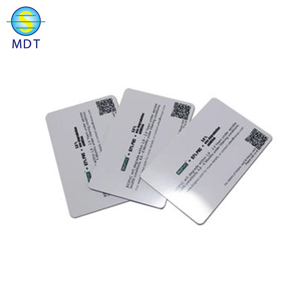 Free sample with CMYK printing plastic PVC card
