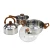 Import FT-01720 Stainless steel  non stick cookware sets from China