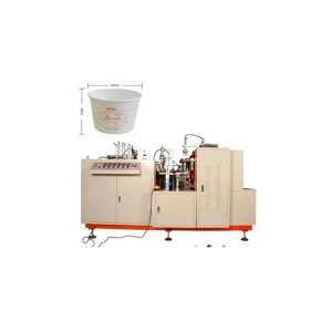 Full Automatic Disposable Paper Soup Bowl Ice Cream Instant Noodle Bowl Printing Making Machine
