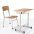 Import Furniture School College Single Desks And Chairs from China