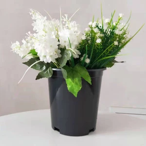 Garden Plastic Flower For Raise 2/3/5/7/10/15/20/25 Gallon Black Plants Nursery Pots