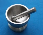 Garlic herb in Kitchen or lab use 304 Stainless Steel Mortar and Pestle