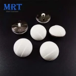 Garment accessories cute eco friendly clear write round plastic decorative button