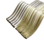Gelite top quality russian genius weft hair Invisible Genius weft Hair Extension Genius Weft