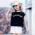 Import Girl clothing set 2021 summer fashion, cotton printed T-shirt + shorts set from China