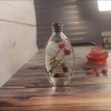 Glass bottle flower herbarium without fragrance