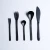 Import Gold silver gold silverware 5 Piece Steel 304 Flatware Set retro japanese style Fork Spoons Knife teaspoon for wedding from China