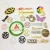 Import Good plating stickers design for handbag metal brand logo label tag from China
