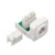 Import Good Quality 90 Degree Toolless Cat3 RJ11 telephone Female Modular keystone Jack from China