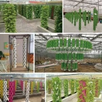 Greenhouse indoor plant garden hydroponic tower systems