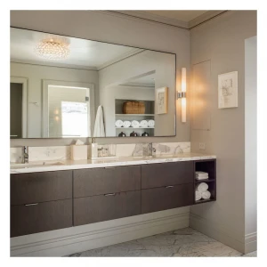 Grey cabinets Sink Unit Ceramic Basin restaurant bathroom vanities