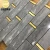 Import grey marble mix gold brass mosaic for backsplash from China