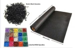 Gym rubber Flooring Mat Roll & Tiles