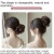 Import Hair Extensions Curly Ribbon Synthetic Dish Made Hair Elastic Scrunchies Ponytail Hair Clip Bundles Hairpieces Donut Buns from China