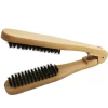 Hairdressing tools splint comb pull straight wood splint  environmental protection straightener straight hair comb