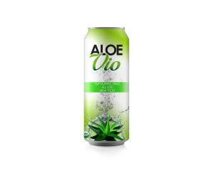 HALAL Sparkling Aloe Water OEM Beverage 500ml Juice PASSION Fruit Water Melon Pineapple Bottle Sterilized Can (tinned) Cucumber