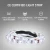 Import Half Moon LED Lights Touch Switch Smart Beauty Salon Mirrors Dressing Half Round Mirrors Full Body LED Mirror from China