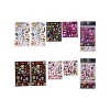 Halloween Day of the Dead Stickers 150ct, 2 Designs - Case of 48