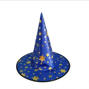 Halloween Hat Children&#x27;s Adult Masquerade Dress Up Pentagram Magic Witch Hat PS07