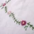hand embroidery bedding with flax linen bedding set