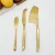 Import handmade forged copper flatware stainless steel gold matt silver long cheese  knife from China