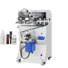 Haney 3A automatic PLC cylindrical multi color rotary Semi plastic bottle screen printing machine
