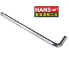 HANS.w Hex Key Allen Wrench, Long Arm Ball End Hex Key Wrench, Chromium vanadium steel