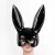 Import Hare Mask for Halloween Masquerade at Christmas Bar rabbit head costume crossdresser female mask female mask from China