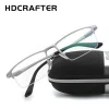 HDCRAFTER New Optical Eyeglasses Frames Men Commercial Aluminum Magnesium Glasses Prescription Myopic Eyewear Frames