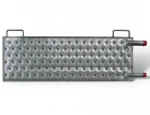 Heat Exchanger Plate for Powder Fluid Heat Exchanger