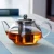 Import Heat Resistant Glass Coffee Teapot Eco-friendly New Design Glass Teapot With Removable Infuser from China