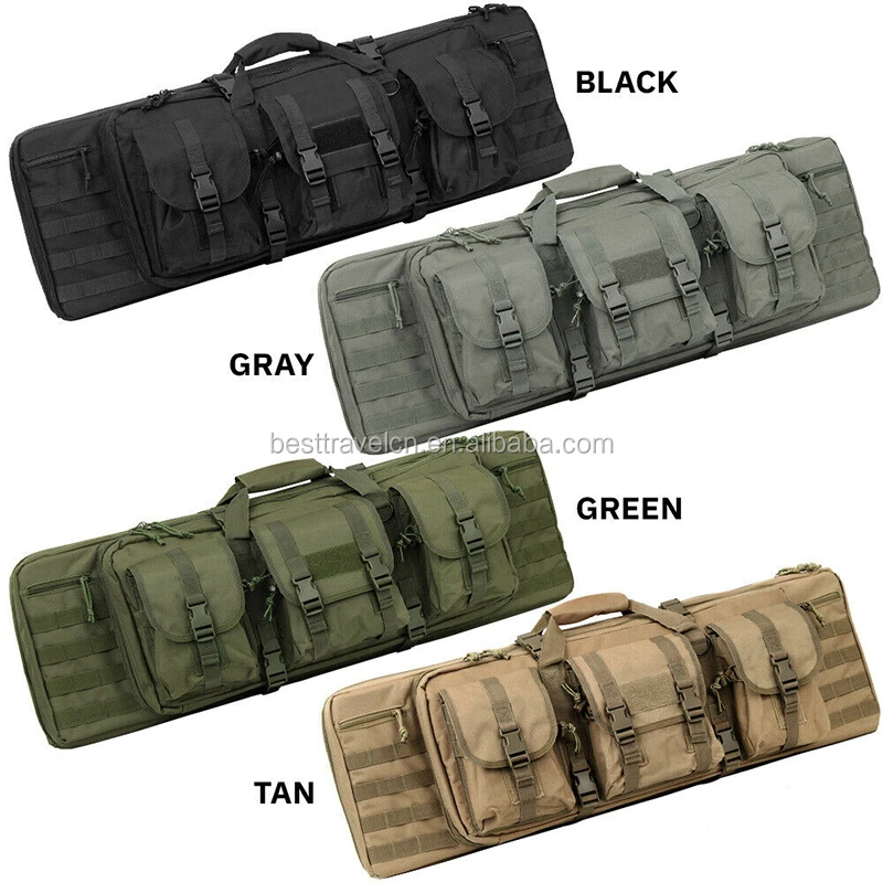 Heavy Duty 600D Outdoor Hunting Storage Double Padded Carbine Rifle Bag Gun Case Military Tactical Gun Bags