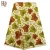 Import HF Available 100% Polyester African Wax Fabric Beige Printing Wax Fabric with Leaves Patterns from China