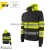 Import Hi-vis safety hooded jacket EN 20471 class 1work uniform workwear  High Visibility Reflective Strips Sweat Shirt from China