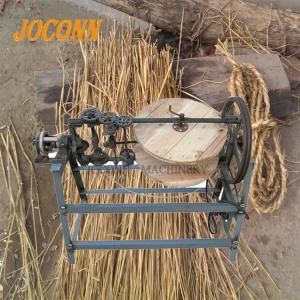 High Capacity Grass Reed Rope winding Machine /hemp Hay Stalk ropes Weaving Machine/rice  wheat straw rope plaiting machine