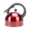 High-capacity Stainless Steel Whistling Tea Pot Kettle Free kitchen Appliances colorful capsule bottom Water Kettle